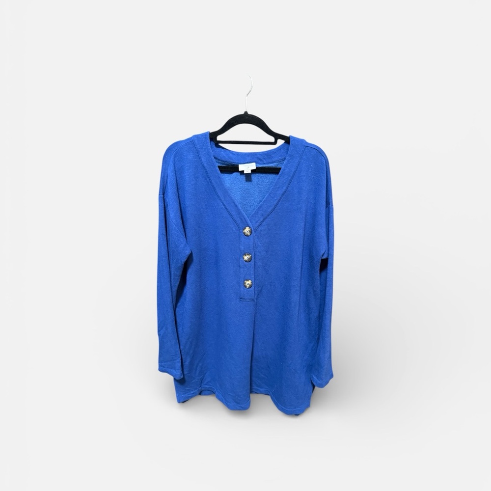 J. Jill Blue Women's Top Jersey